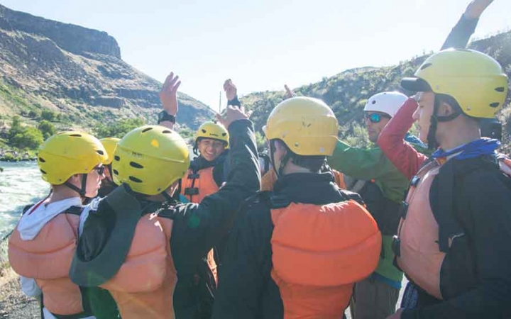 rafting trip for grieving teens